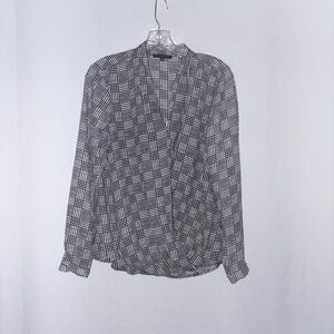 Adrianna Papell Long Sleeve Blouse